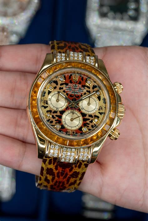 rolex leopard daytona replica|rolex daytona leopard retail price.